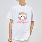 旅猫王子れぉにゃん👑😼公式(レイラ・ゆーし。)の(ピンクロゴ)【顔だけのれぉにゃん】 Dry T-Shirt