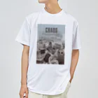 ネコカモプラネットのchaos（白） Dry T-Shirt