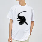 Kelfoy.のモササウルス(黒) Dry T-Shirt