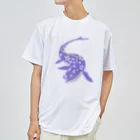 Kelfoy.のモササウルス(花柄) Dry T-Shirt