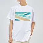 Tenxxx10の蒼い海 ドライTシャツ