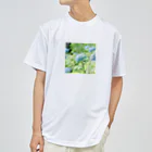 蛍石のhydrangeas ドライTシャツ