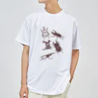 23_drawingのカブトムシとクワガタ Dry T-Shirt