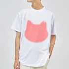 ichinoshopのさくら猫シルエット/ピンク Dry T-Shirt