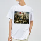 世界美術商店の民衆を導く自由の女神 / Liberty Leading the People Dry T-Shirt