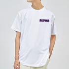リジット・モータースポーツのALPHA紺-RIGID紺-TETRX紫 ドライTシャツ