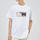 チャリティーグッズ-犬専門デザインのチワワ-ホワイト・クリーム&ブラックタン「I♡CHIHUAHUA」 Dry T-Shirt