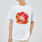 onehappinessのシェルティ　hibiscus　花言葉　onehappiness ドライTシャツ