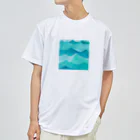 ニャームルクロッペのしましまやま ドライTシャツ