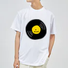 やきぱんのゆるてがきレコード黄 ドライTシャツ