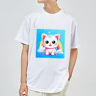 Connect Happiness Designのrainbow nyan ドライTシャツ