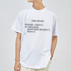 FUNNY JOKESのHello, World!!-C言語- ドライTシャツ