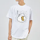 B-catの汗ダックE（うーん）_シャツ ドライTシャツ