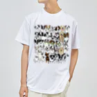 lily_dalmatianのWaiting dogs  Dry T-Shirt