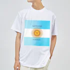 mdkBsAsの熱狂と情熱　アルゼンチン国旗Tシャツ ドライTシャツ