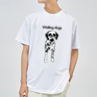 lily_dalmatianのWaiting 33 Dry T-Shirt