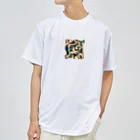 blue_springのピカソ風迷彩 Dry T-Shirt