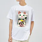 GENRYUの招き猫・恵比寿天 ドライTシャツ