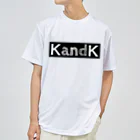 K and K companyのKandKロゴ ドライTシャツ