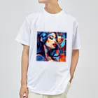 Carpe DiemのWomen who listen to music Dry T-Shirt