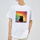 NiNA Plazaの黒猫ビビ Dry T-Shirt