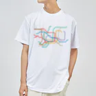 DRIPPEDの東京メトロ路線図-TOKYO METRO-東京地下鉄路線図- Dry T-Shirt