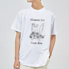 フラメンコキャットのフラメンコキャットCarpe diem（水玉スカート） ドライTシャツ