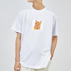 ネコフスキの鮮やかな凛々しい猫さんのイラストグッズ Dry T-Shirt