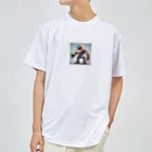 summerのショップのかっこいいロボットのイラストグッズ Dry T-Shirt