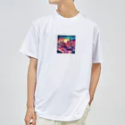 SK8461の街並み ドライTシャツ