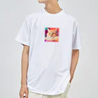 のぞかれ隊の写真で一言にゃん Dry T-Shirt