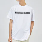 ON NOtEのマーシャル諸島 ロゴブラック ドライTシャツ