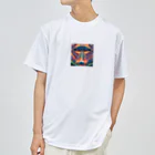 Zvookのサイケデリック　UFO Encountering the Unknown Dry T-Shirt