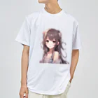 すまいるのかわいい女の子イラストグッズ ドライTシャツ