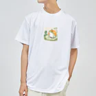 aoking_の和カエルかぼちゃ2 ドライTシャツ