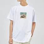 yuki_kmの波の音とともに走る、究極のビーチカー Dry T-Shirt