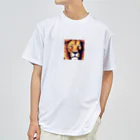 DJシャークのドット絵ライオン ドライTシャツ
