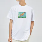 iikyanの恐竜⑦ ドライTシャツ