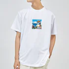 ピヨっこのサングラス犬　【銀次郎】 Dry T-Shirt