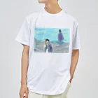 つぎのラピス島ペンギン ドライTシャツ