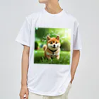 CC-LL (クク・ルル)の【柴犬】フォトリアル ドライTシャツ