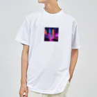 rico_121の雨のネオン街 Dry T-Shirt