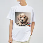 つぶらな瞳の子犬グッズ屋さんのつぶらな瞳の可愛い子犬② Dry T-Shirt