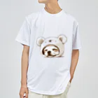 わんにゃんsucculentのクマのコスプレをしたチワワ ドライTシャツ