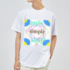 saleshuのsimple8 ドライTシャツ