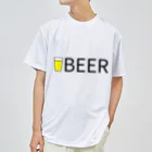 BEERのビール_ロゴ(透過) ドライTシャツ