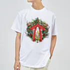 月夜のタツノオトシゴのdoor of happiness Dry T-Shirt