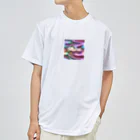 Kumamanのオーロラシルク　Shineロゴ入り Dry T-Shirt