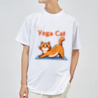 bravoadのヨガで猫のポーズ ドライTシャツ