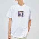 capcat1919のラベンダー猫 Dry T-Shirt